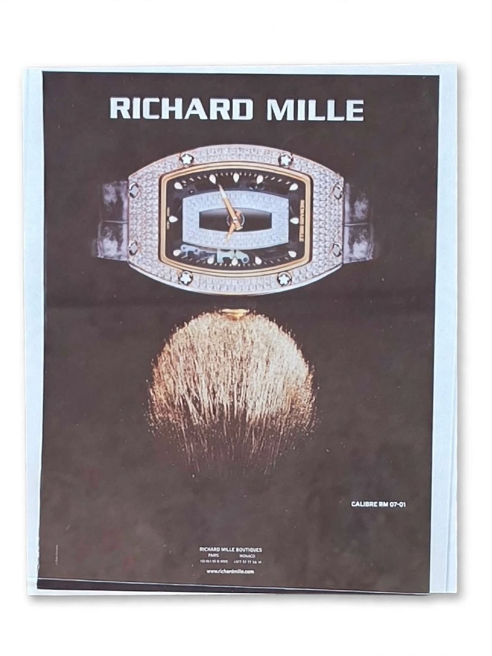 The Richard Mille Calibre RM 07-01 Print Ad